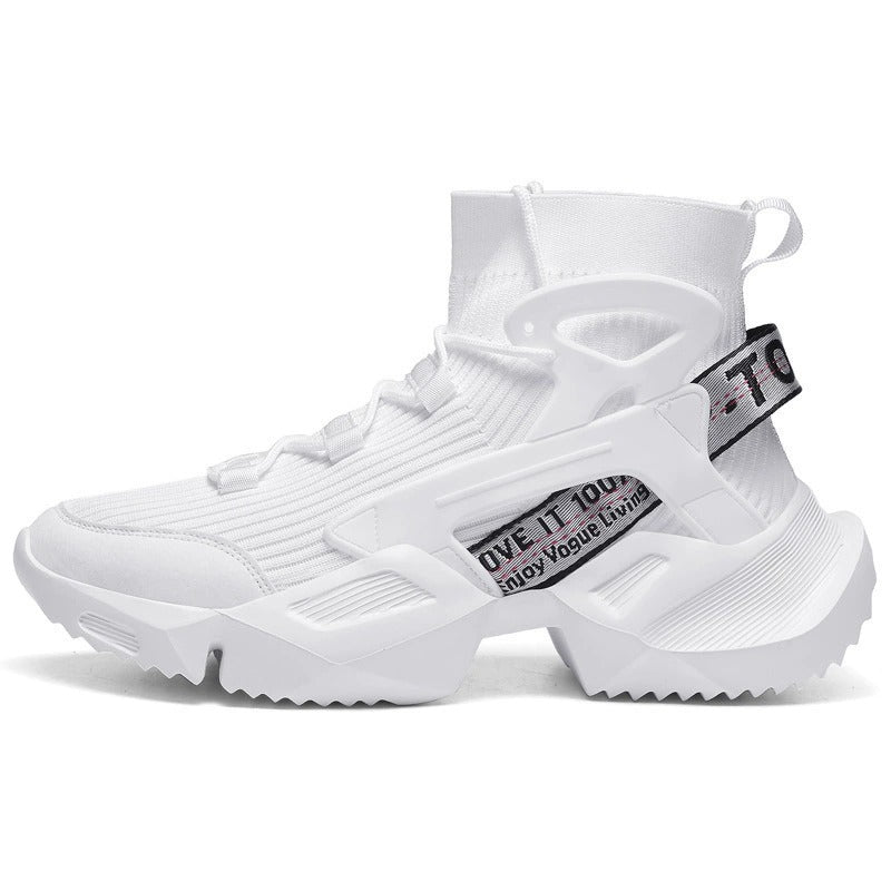 Aero Runner - Triple White , - Streetwear Shoes - Slick Street