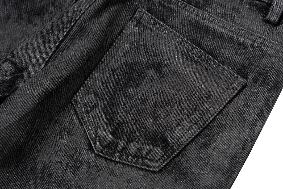 Smokeveil Wash Flare Jeans , - Streetwear - Slick Street