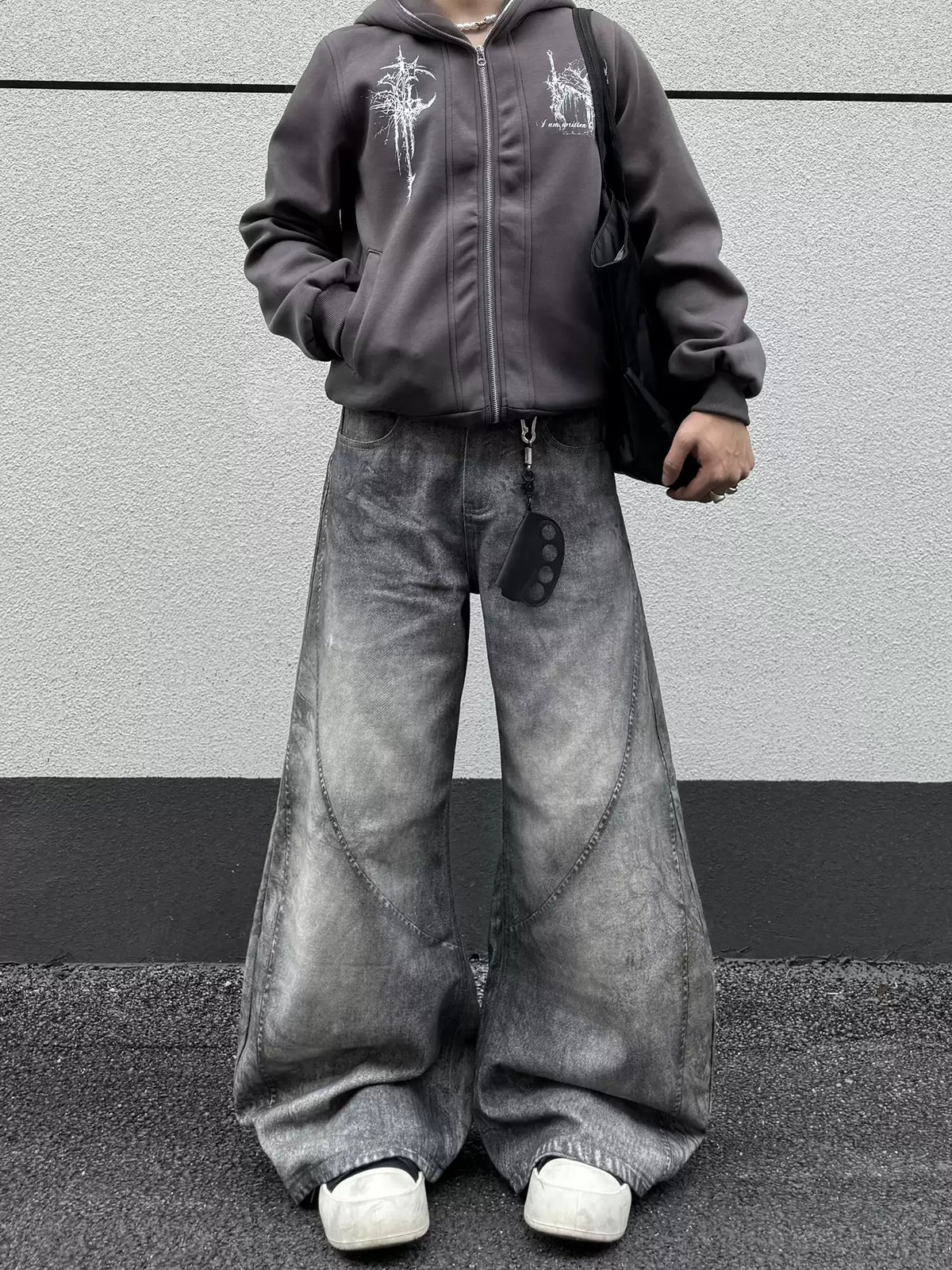 Dirty Grey Blade Jeans Dirty Grey, 26 - Streetwear Jeans - Slick Street