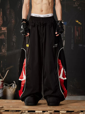 Racing Double Waist Sweatpants , - Streetwear Joggers - Slick Street