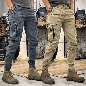 Tactical Slim Cargo Pants , - Streetwear Pants - Slick Street