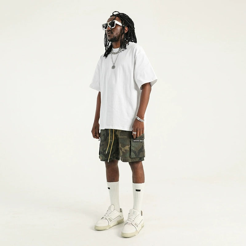 Warrior Camo Cargo Shorts , - Streetwear Shorts - Slick Street