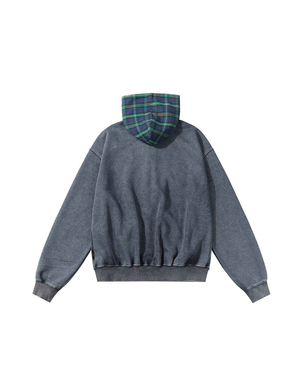 Plaid Hood Zip Hoodie , - Streetwear Hoodie - Slick Street