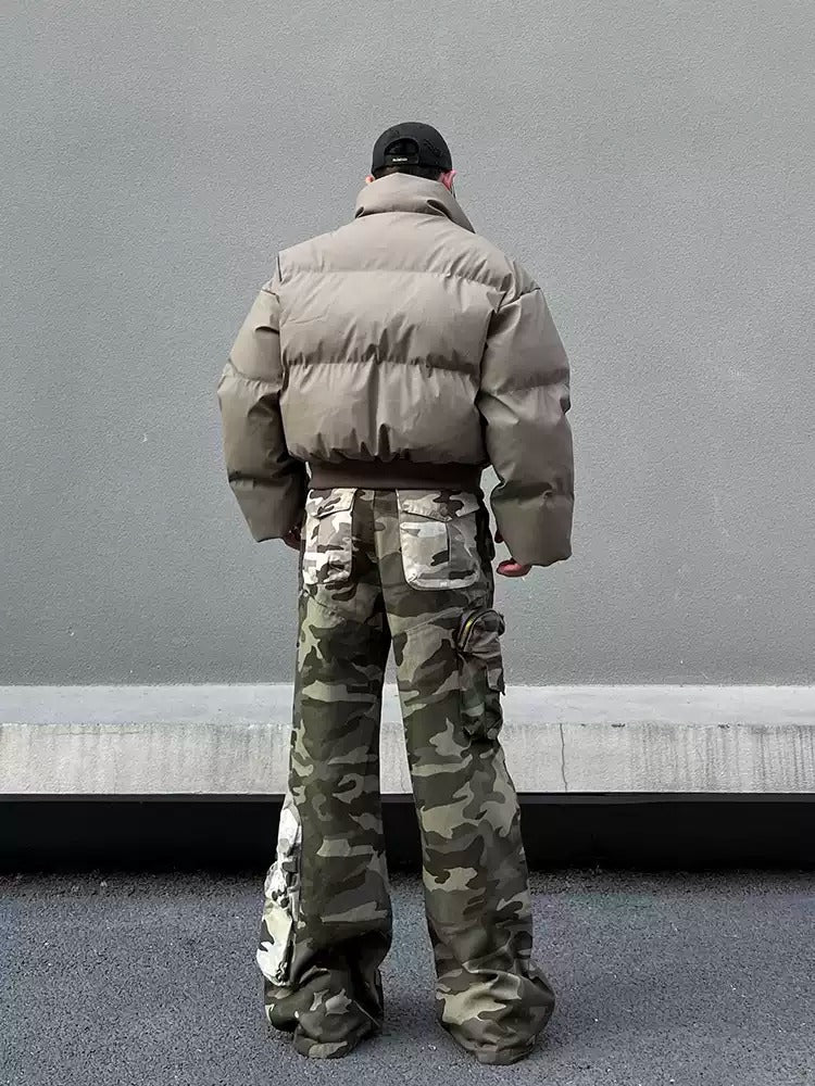 Haze Camo Cargos , - Streetwear Cargo Pants - Slick Street