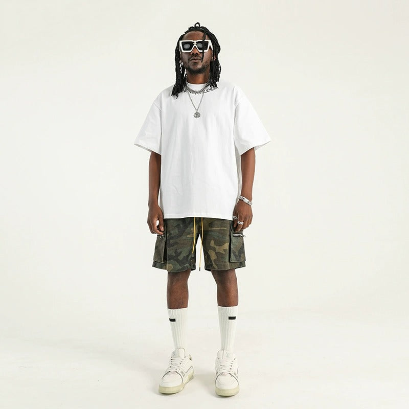 Warrior Camo Cargo Shorts , - Streetwear Shorts - Slick Street