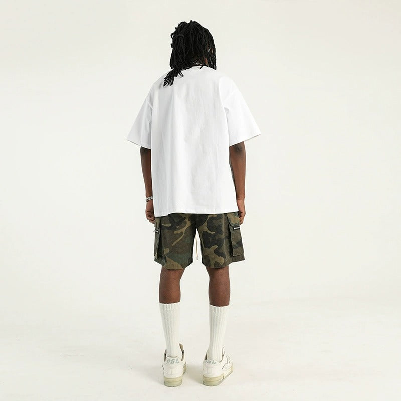 Warrior Camo Cargo Shorts , - Streetwear Shorts - Slick Street