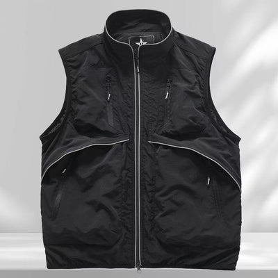 Outdoor MultiPocket Vest , - Streetwear Vest - Slick Street