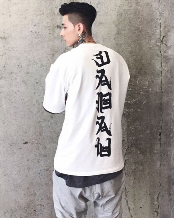 Evil Kanji T-Shirt , - Streetwear T-Shirt - Slick Street