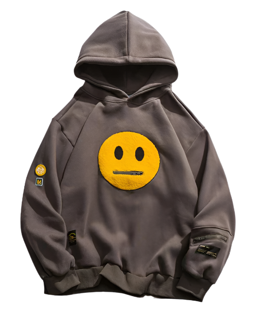 StraightFace Patchwork Hoodie , - Streetwear Hoodie - Slick Street