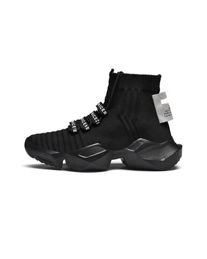 Nova Sock Runners - Shadow Black black, EU 39 - UK 6 - US 7 - Streetwear Shoes - Slick Street