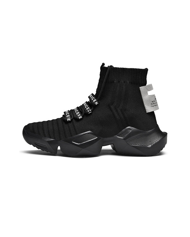 Nova Sock Runners - Shadow Black black, EU 39 - UK 6 - US 7 - Streetwear Shoes - Slick Street