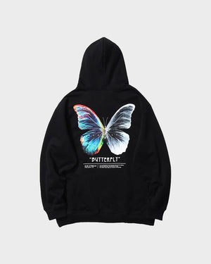 Heathans Butterfly Hoodie , - Streetwear Hoodie - Slick Street