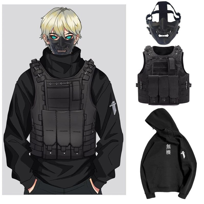 Tactical Camo Vest ,  - Streetwear Vest - Slick Street