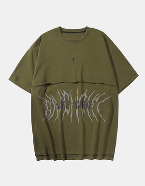 LIFE CURE T-Shirt Green, XS - Streetwear T-Shirts - Slick Street