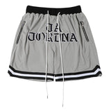 JA JORDANA Gym Shorts Gray, XS - Streetwear Shorts - Slick Street