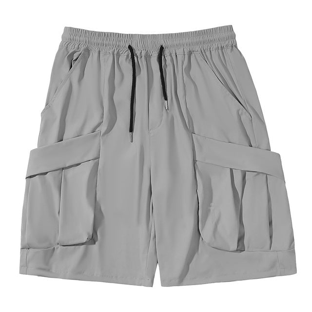 i Shorts Light Gray, XS - Streetwear Shorts - Slick Street