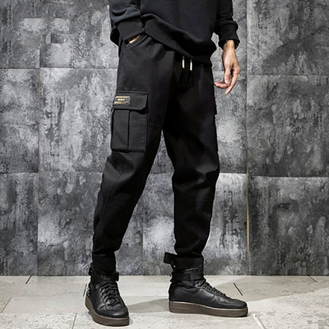 Slant X1 Cargo Pants Black, L - Streetwear Cargo Pants - Slick Street