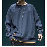 Henley Kind Sweatshirt Navy, XS - Streetwear Sweatshirts - Slick Street