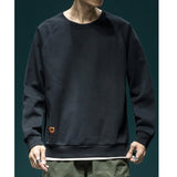 Henley Kind Sweatshirt Black, XS - Streetwear Sweatshirts - Slick Street