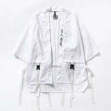 Japanese Sensei Jacket White, S - Streetwear Jackets - Slick Street
