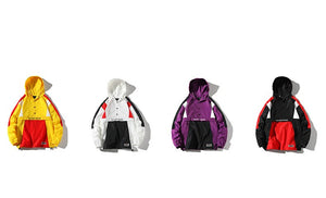 Color Block VA2 Windbreaker Jacket ,  - Streetwear Jacket - Slick Street