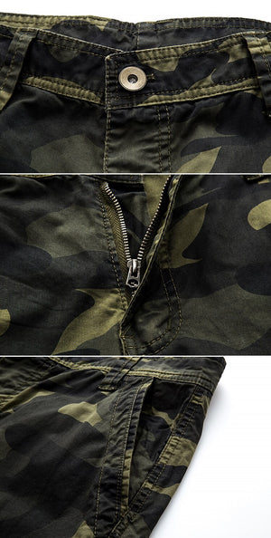 Military Camouflage Vector Shorts ,  - Streetwear Shorts - Slick Street