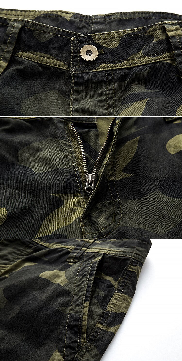 Military Camouflage Vector Shorts ,  - Streetwear Shorts - Slick Street