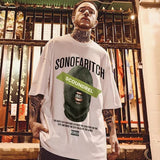 Balaclava SCOUNDREL T-Shirt White, XS - Streetwear T-Shirt - Slick Street