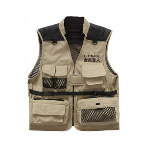 OUTRAGE Vest , - Streetwear Vest - Slick Street