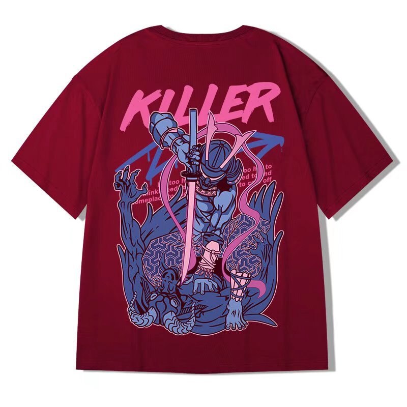 Killer Samurai T-Shirt ,  - Streetwear T-Shirt - Slick Street