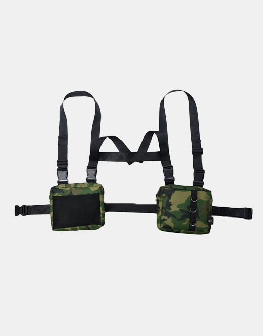 RX9 Chest Bag (4 Colours) Army Green,  - Streetwear Accessories - Slick Street
