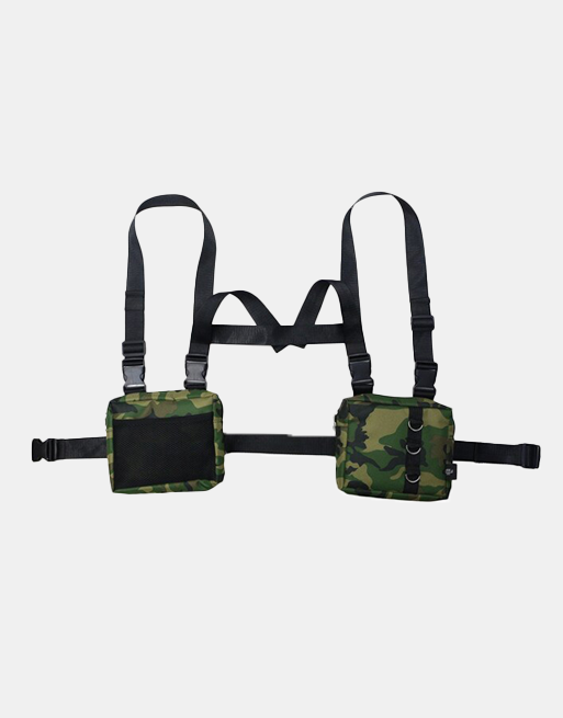 RX9 Chest Bag Army Green, - Streetwear Bag - Slick Street