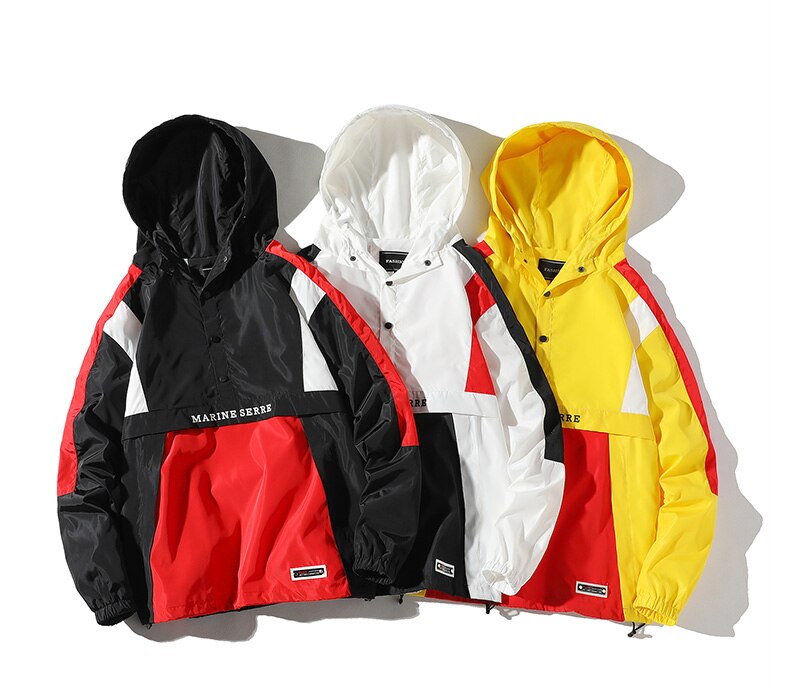 Color Block VA2 Windbreaker Jacket ,  - Streetwear Jacket - Slick Street