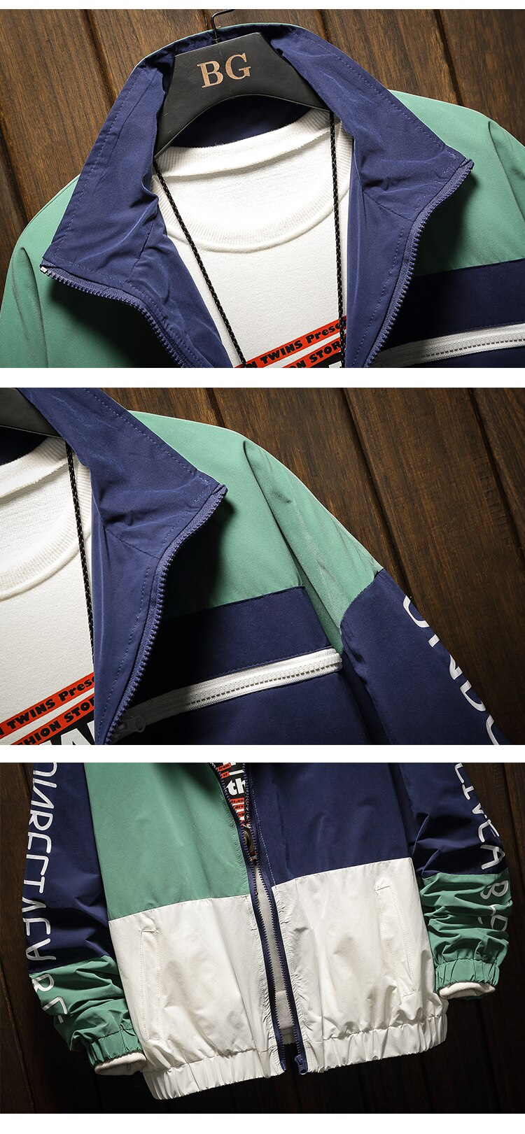 BG Color Tone Jacket ,  - Streetwear Jacket - Slick Street