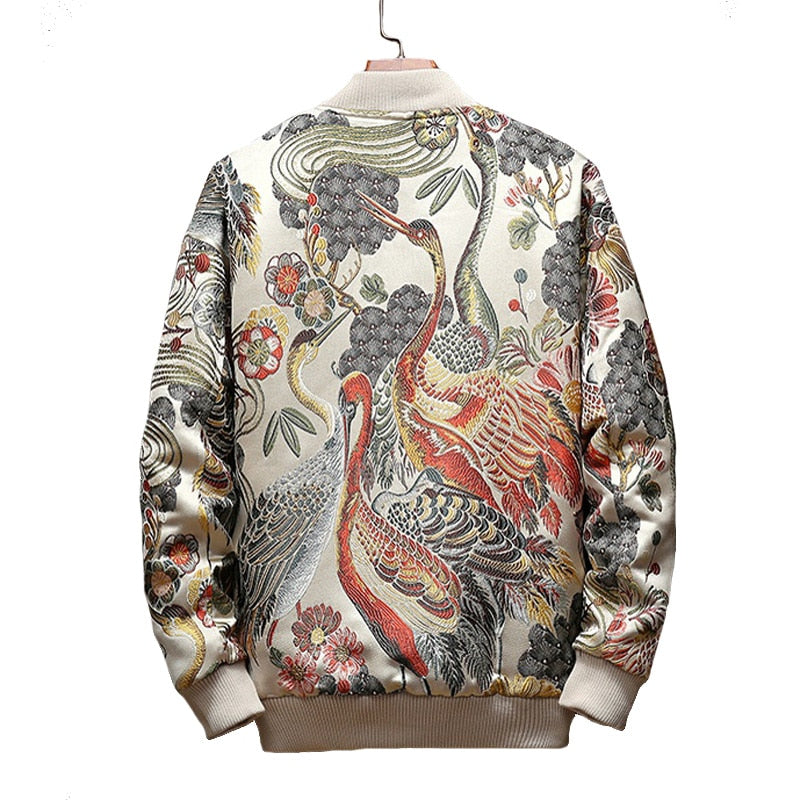 Boutonnieres Embroidery Jacket ,  - Streetwear Jacket - Slick Street
