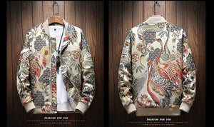 Boutonnieres Embroidery Jacket ,  - Streetwear Jacket - Slick Street