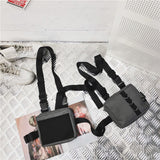 RX9 Chest Bag Gray, - Streetwear Bag - Slick Street