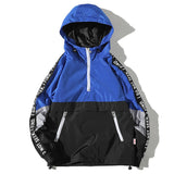Color Block VA2 Windbreaker Jacket Blue, XS - Streetwear Jacket - Slick Street