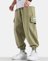 Patch Joggers Green, XS - Streetwear Joggers - Slick Street