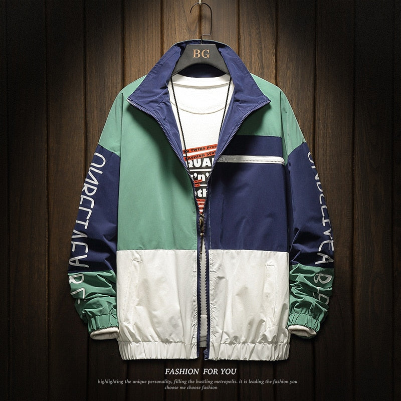 BG Color Tone Jacket Green, XS - Streetwear Jacket - Slick Street