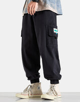 Patch Joggers Black, XS - Streetwear Joggers - Slick Street