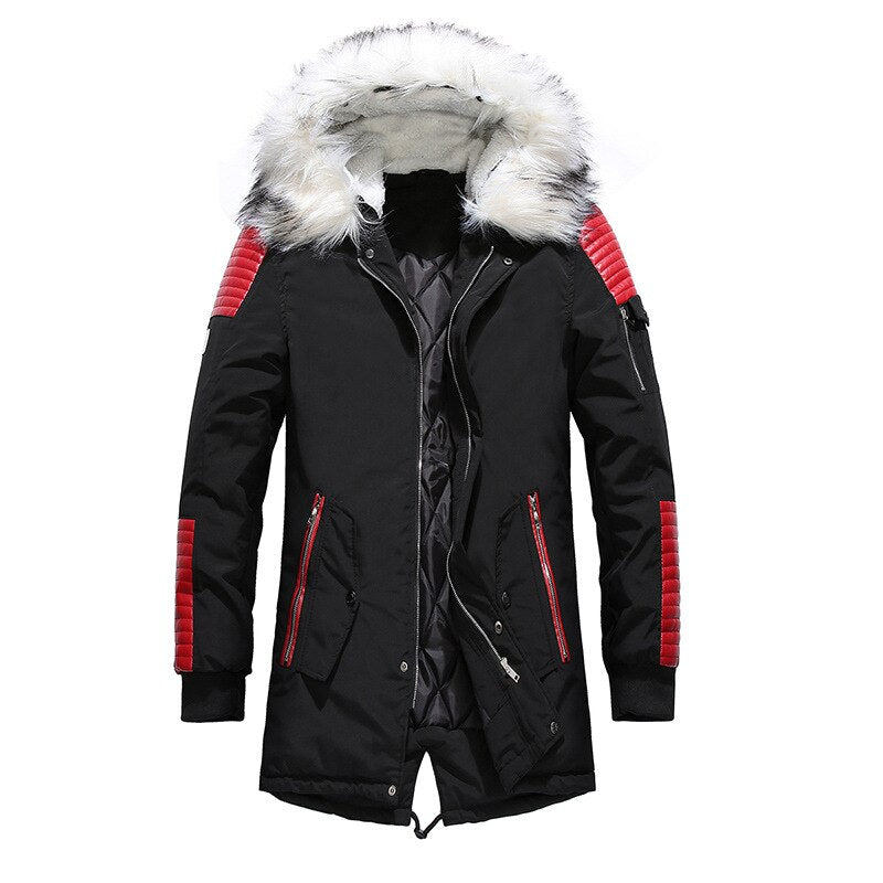 Fur Hood Winter Coat ,  - Streetwear Jackets - Slick Street