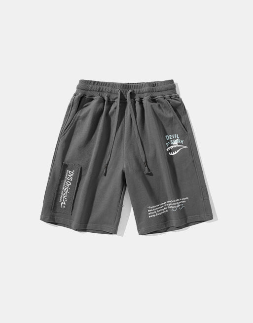 Devil Shark Shorts ,  - Streetwear Shorts - Slick Street