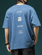 BEEFINDER #97 T-Shirt Blue, XS - Streetwear T-Shirt - Slick Street
