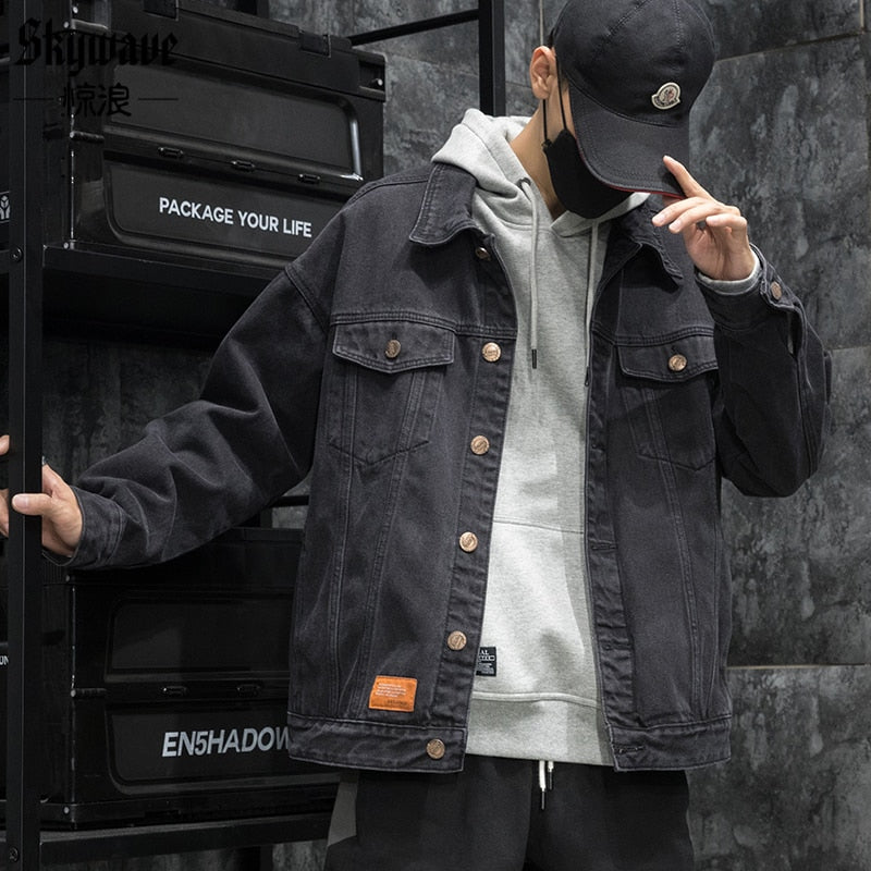 Cuban Denim Jacket Black 4, XS - Streetwear Jacket - Slick Street