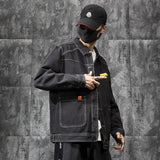Cuban Denim Jacket Black 1, XS - Streetwear Jacket - Slick Street