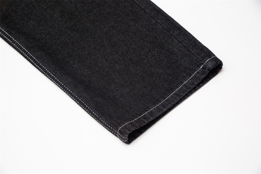 Skeleton Hand Black Jeans ,  - Streetwear Jeans - Slick Street