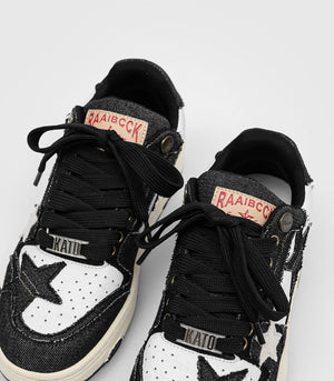 Star Eli1 Skate Sneakers - Black ,  - Streetwear Shoes - Slick Street