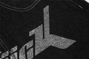 Dollar Print Black Denim Jeans ,  - Streetwear Jeans - Slick Street