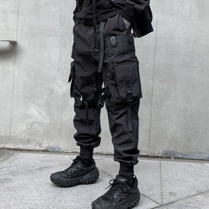 BlackOut Cargo Pants V2 ,  - Streetwear Cargo Pants - Slick Street